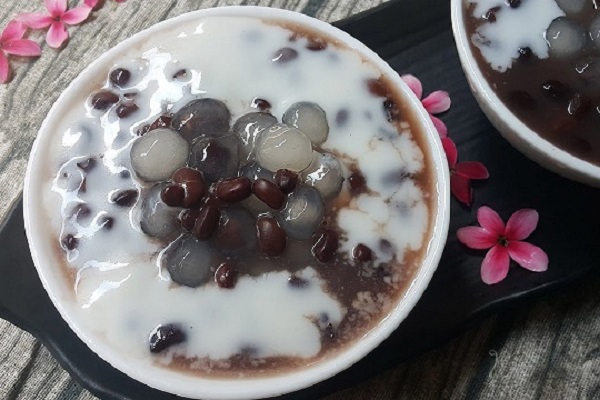 chè bột lọc đậu đỏ