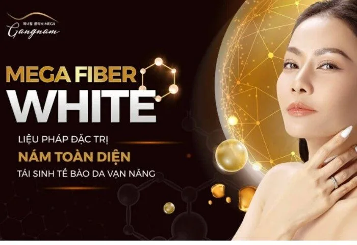 Mega Fiber White – Phương pháp trị nám tiên tiến, đem lại kết quả rõ rệt sau 1 liệu trình